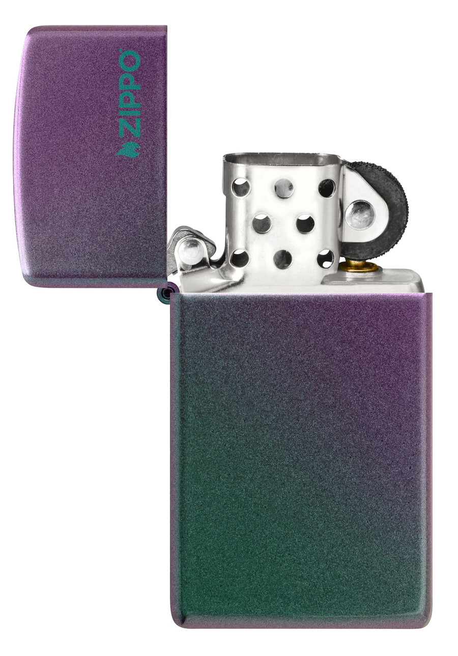 slim schimmerndes zippo-logo