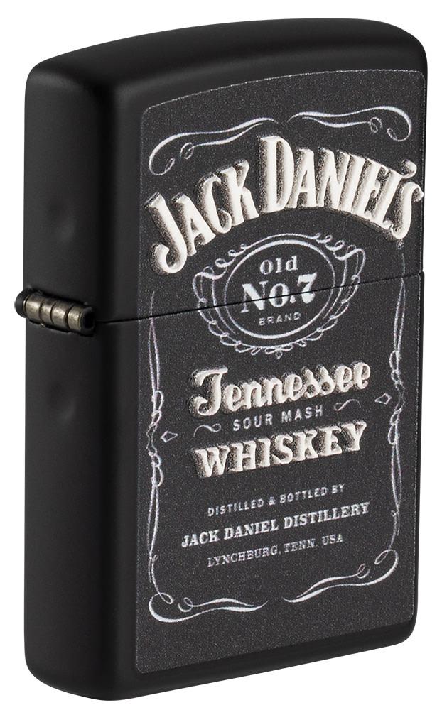 jack daniels etikettendesign mit strukturdruck