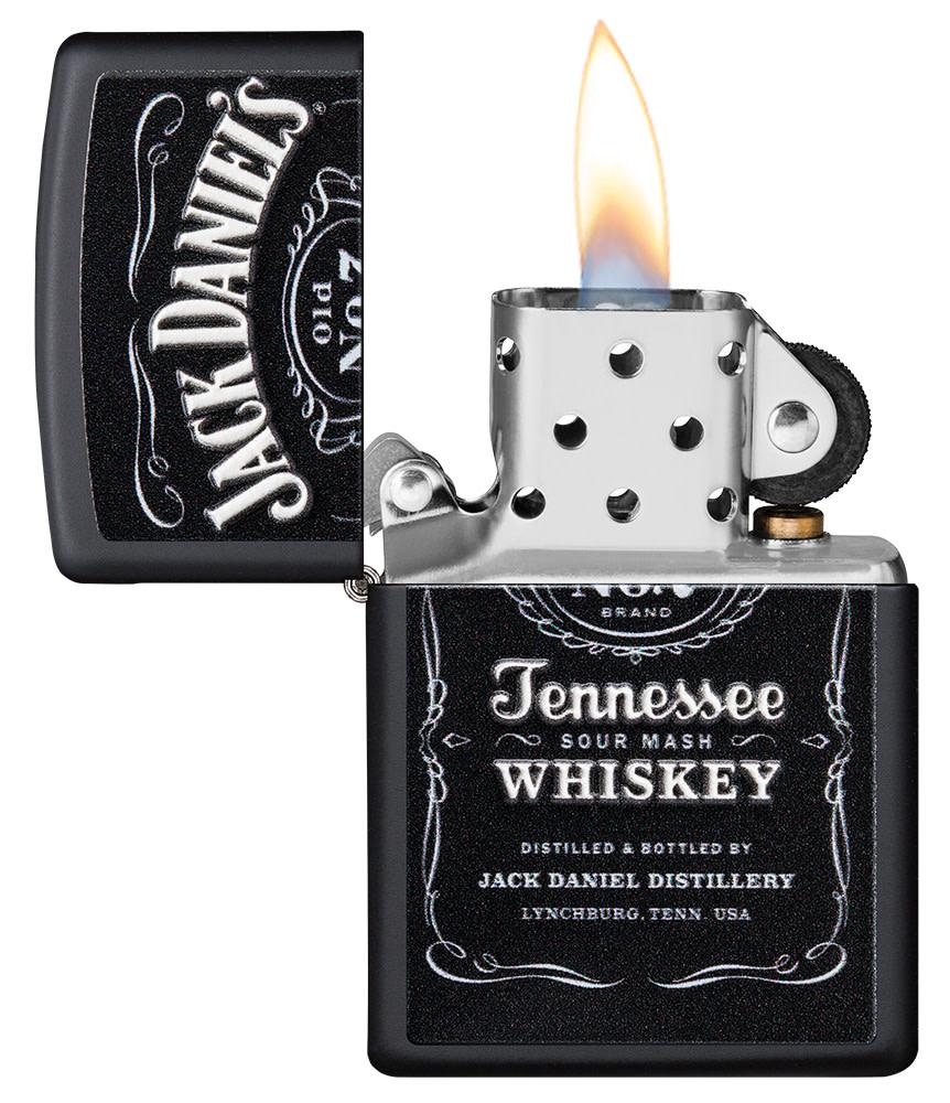 jack daniels etikettendesign mit strukturdruck
