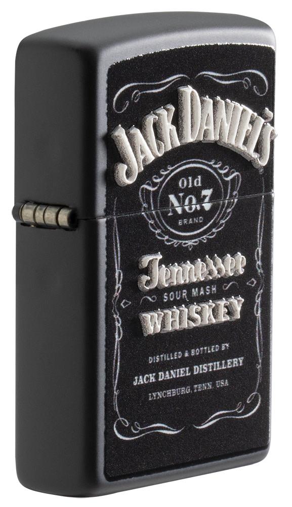 jack daniels etikettendesign mit strukturdruck