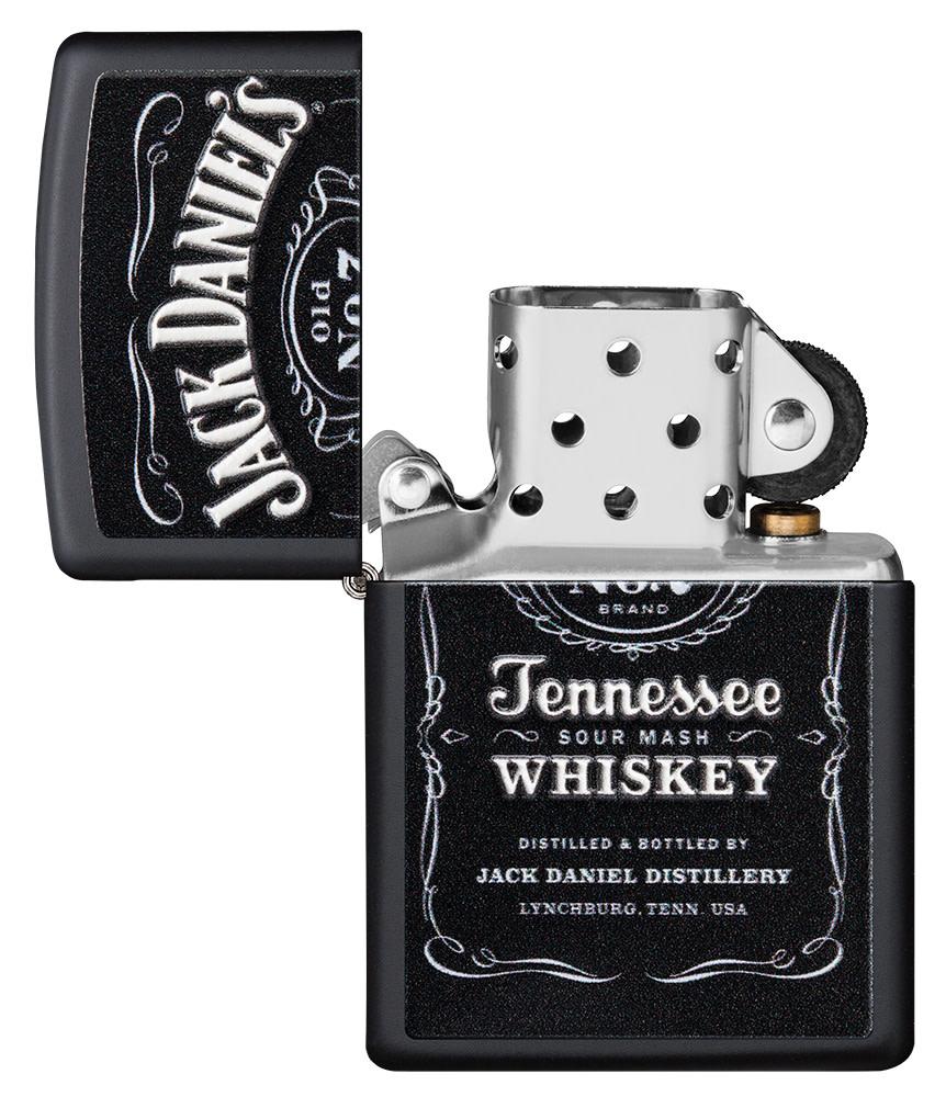 jack daniels etikettendesign mit strukturdruck