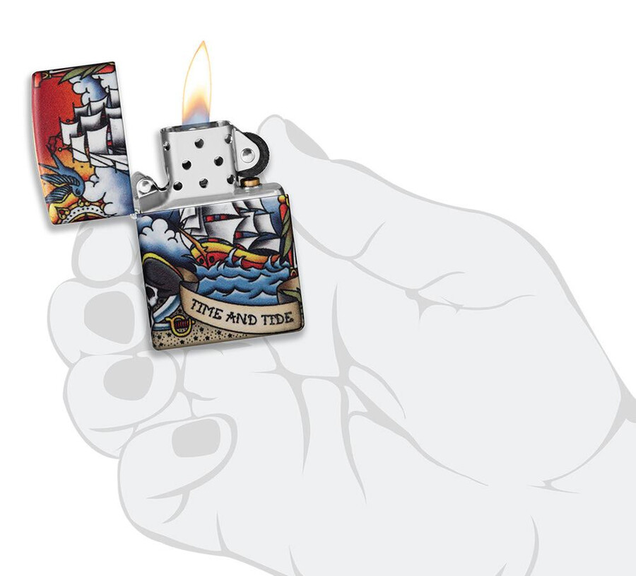 nautisches tattoo-design