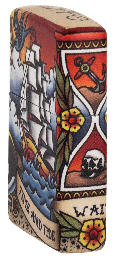 nautisches tattoo-design
