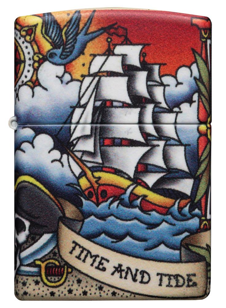 nautisches tattoo-design