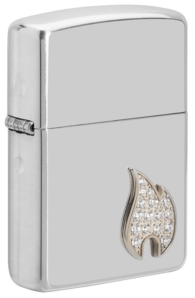 flammenemblem aus sterlingsilber