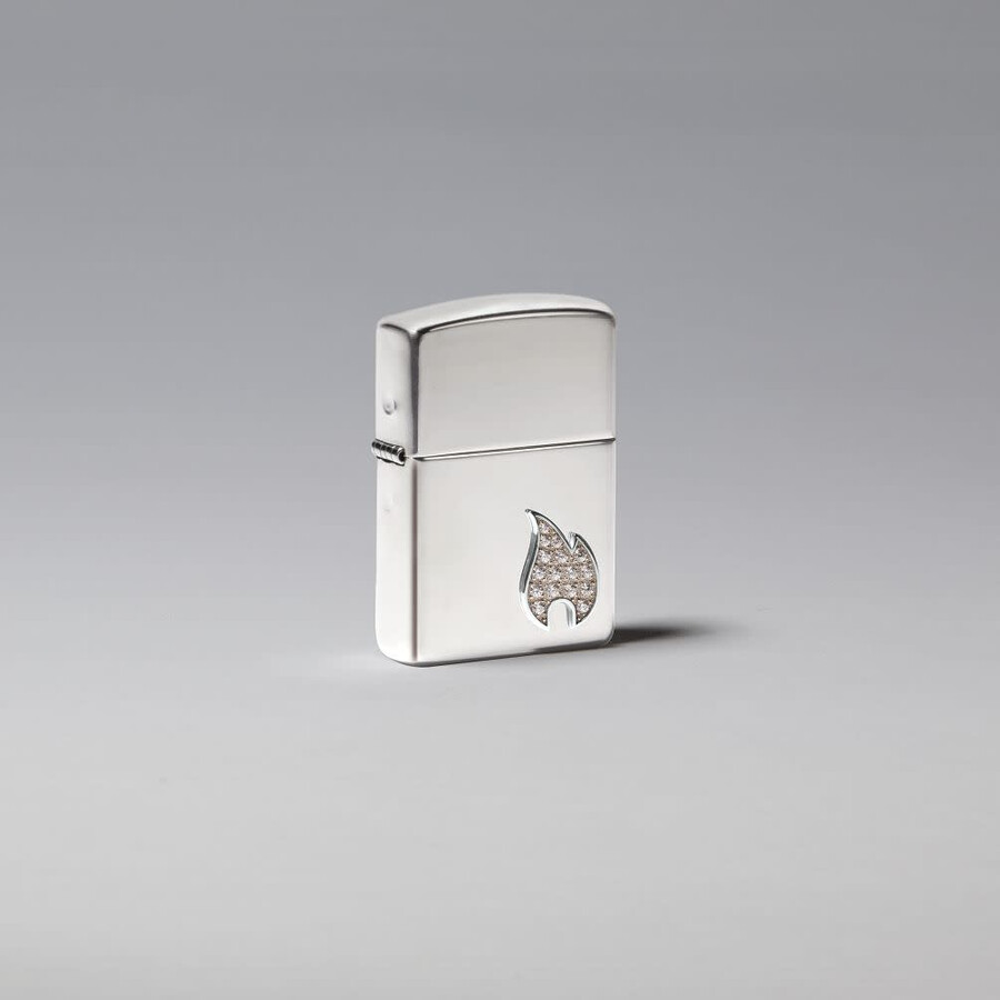 flammenemblem aus sterlingsilber