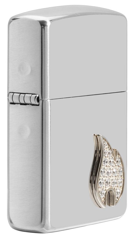flammenemblem aus sterlingsilber
