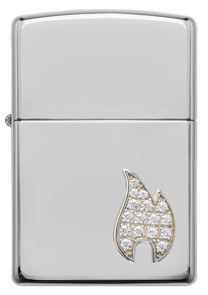 flammenemblem aus sterlingsilber