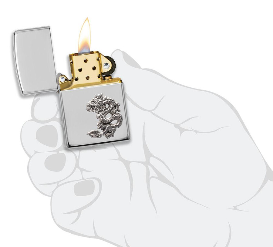 chinesisches drachenemblem aus sterlingsilber