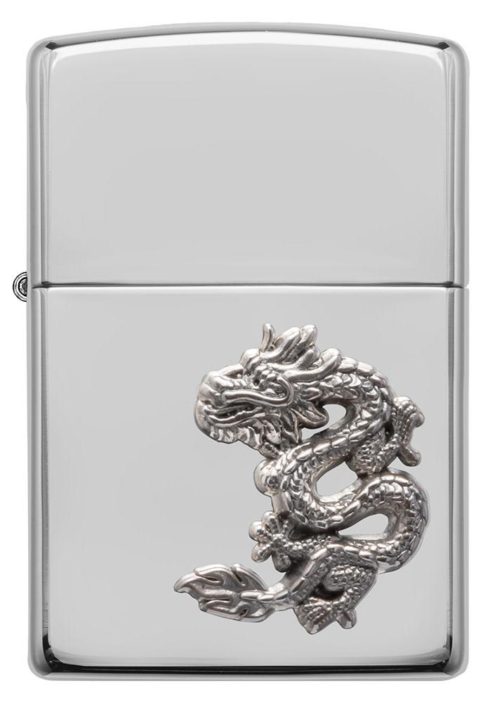 chinesisches drachenemblem aus sterlingsilber