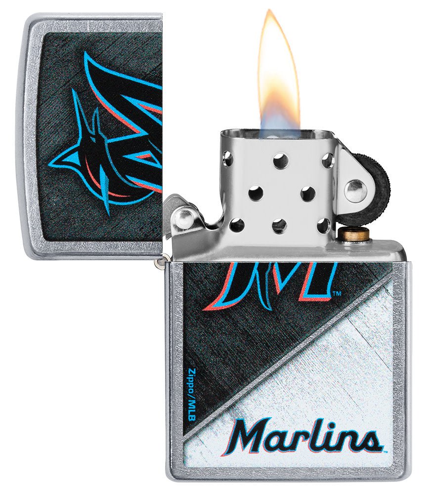 mlb miami marlins farbblock-design