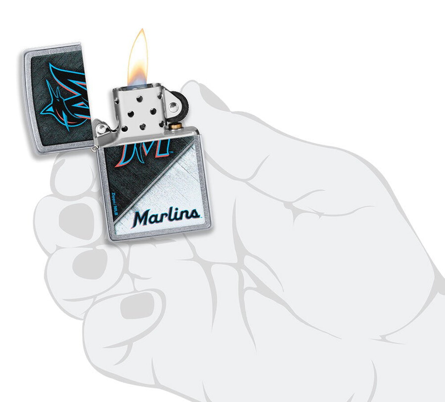 mlb miami marlins farbblock-design