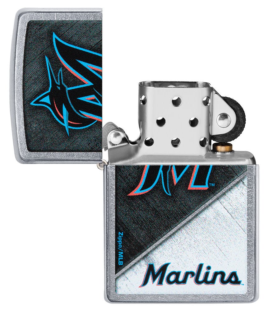 mlb miami marlins farbblock-design