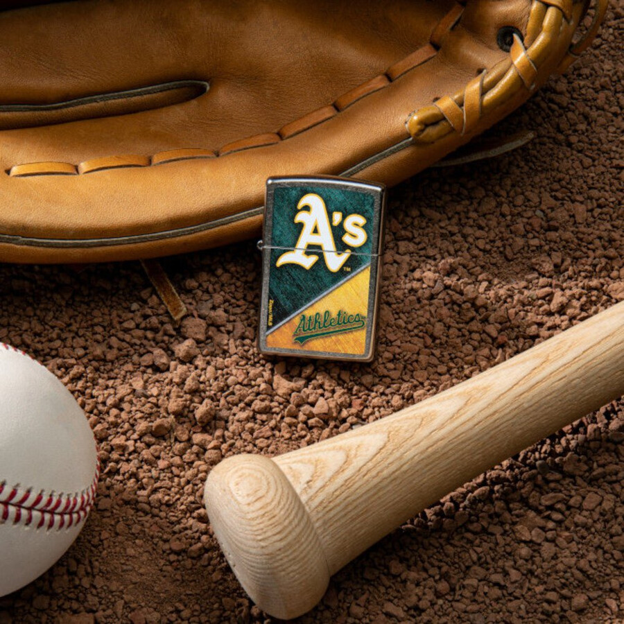 mlb oakland athletics farbblock-design