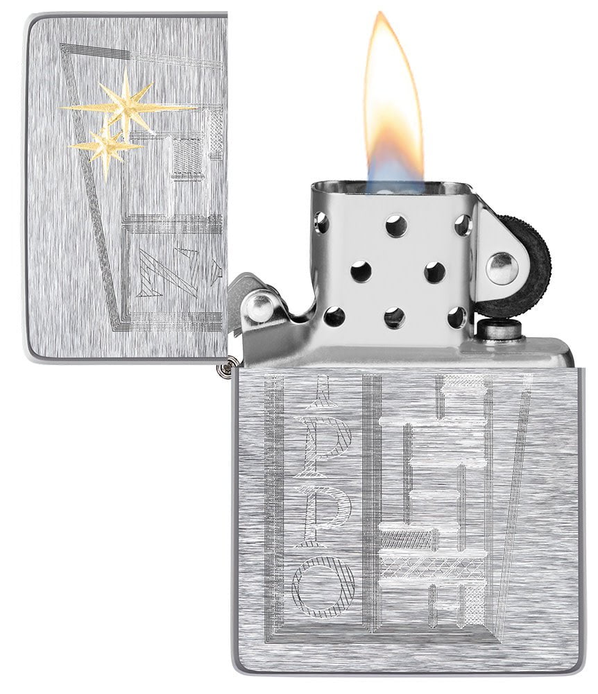 retro zippo design