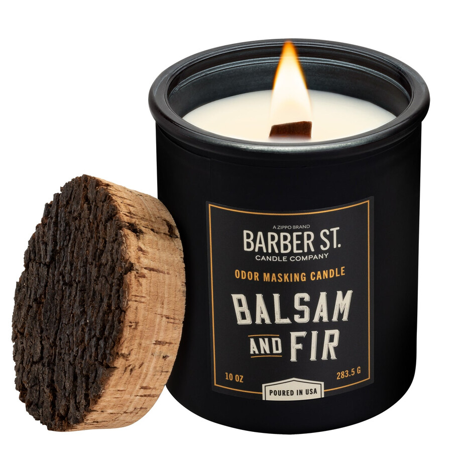 barber street geruchsneutralisierende kerze – holzdocht