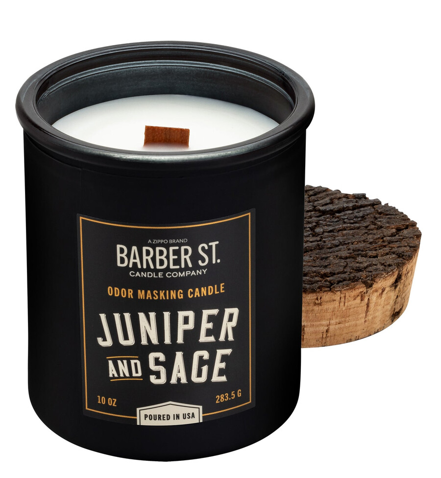 barber street geruchsneutralisierende kerze – holzdocht