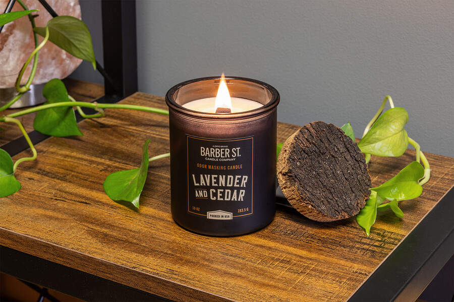 barber street geruchsneutralisierende kerze – holzdocht