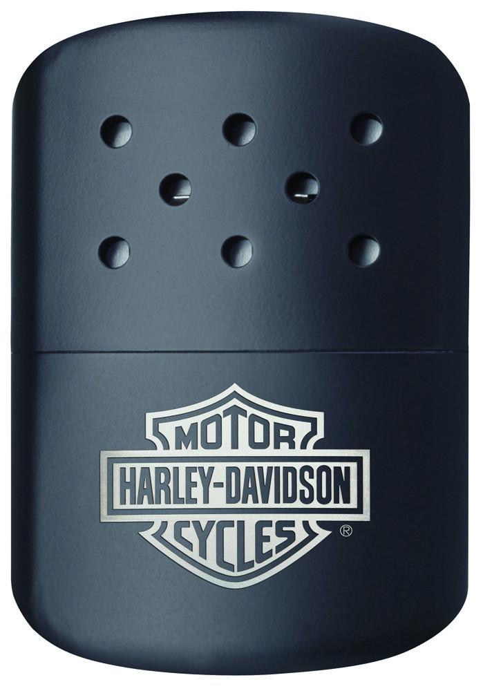 nachfüllbarer handwärmer von harley-davidson mit 12 stunden laufzeit
