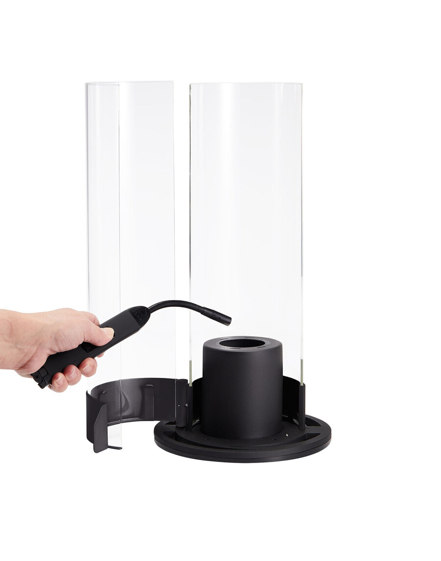 flamescapes spiral-feuerstelle xl mit brennstoff