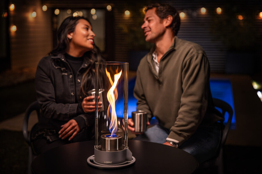flamescapes spiral-feuerstelle xl mit brennstoff