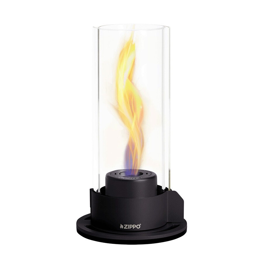 flamescapes spiral-feuerelement mit brennstoff