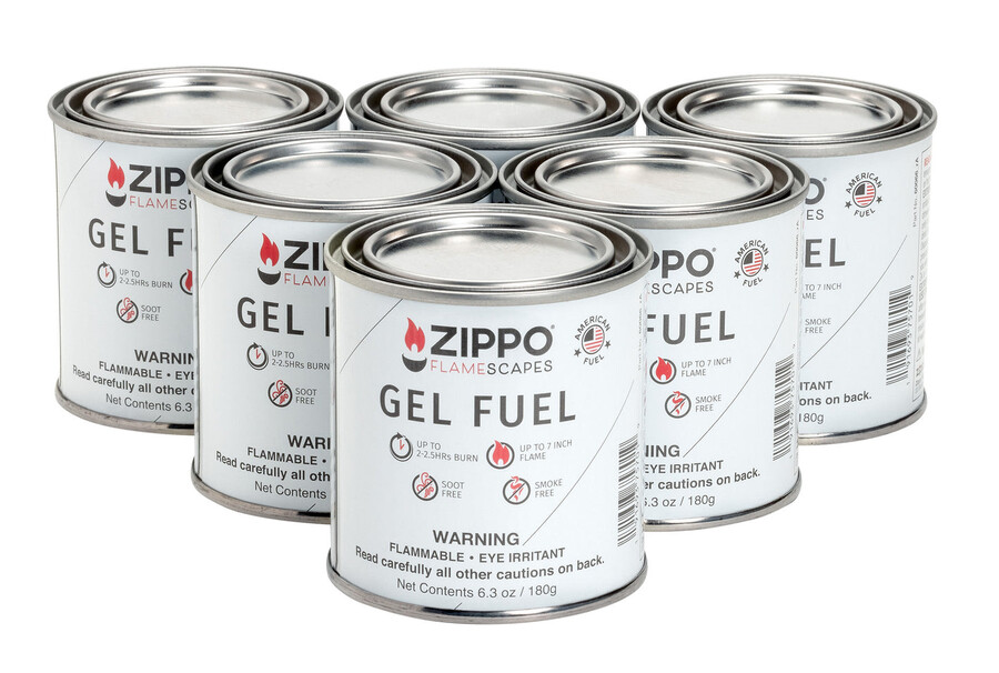 zippo flamescapes gelbrennstoff 180g 6er-pack standard